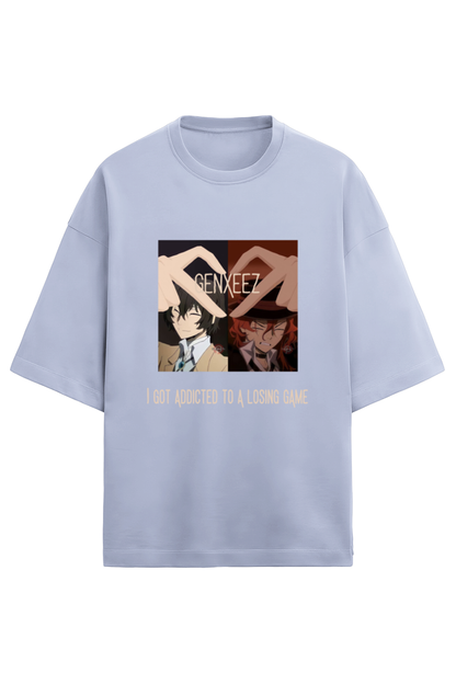 UNISEX ANIME OVERSIZED T-SHIRT HEART